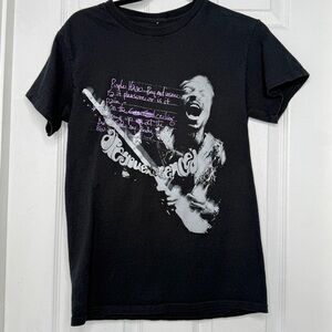 JIMI HENDRIX - graphic tee - black - small